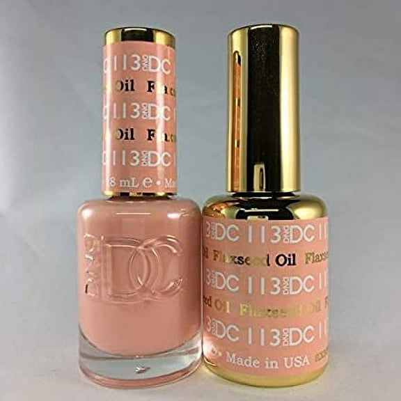 DND - DC Duo Soak off Gel & Matching nail polish - Flaxseed Oil #113