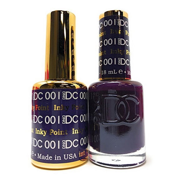 DND - DC Duo Soak off Gel & Matching nail polish, Inky Point #DC001