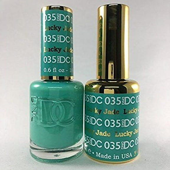 DND - DC Duo Soak off Gel & Matching nail polish, Lucky Jade #DC035