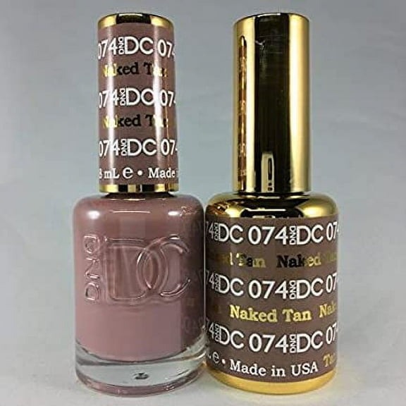 DND - DC Duo Soak off Gel & Matching nail polish - NAKED TAN #DC074