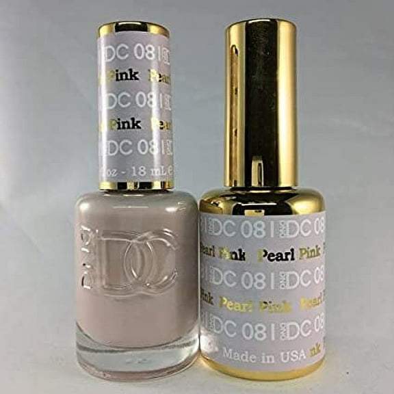 DND - DC Duo Soak off Gel & Matching nail polish - PEARL PINK #DC081