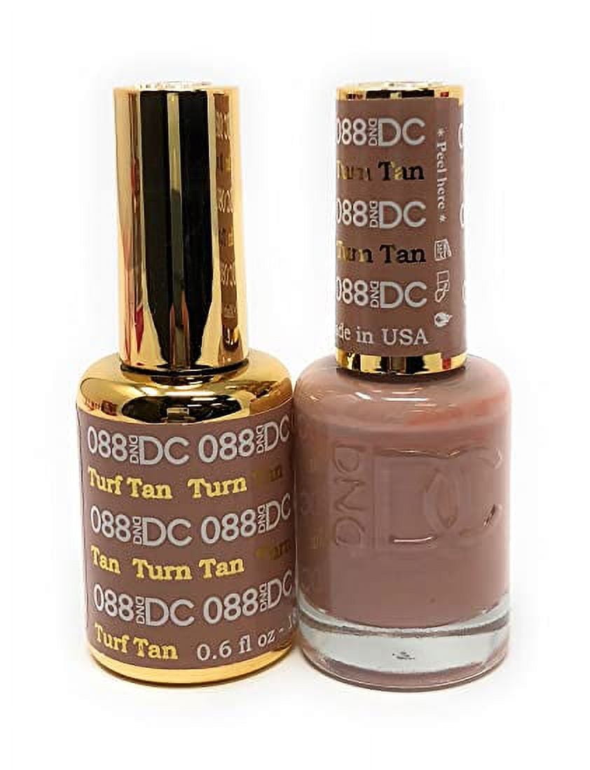 DND - DC Duo Soak off Gel & Matching nail polish - TURF TAN #DC088