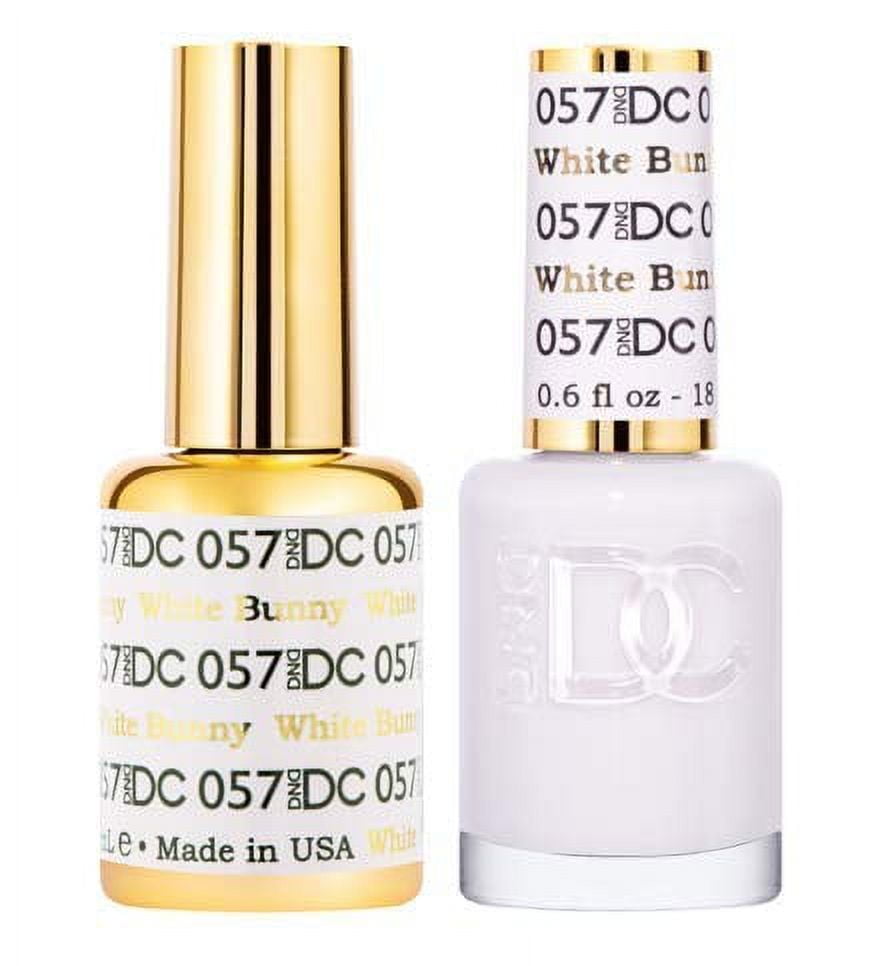 DND Duo Gel, Soak off Gel & Nail Polish Duo, White Bunny #DC057 ...