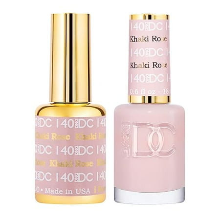 DND - DC Duo Soak off Gel & Matching nail polish - 140 Khaki Rose