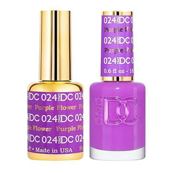 DND DC GEL DUO 024 Purple Flower