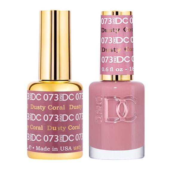 DND DC GEL DUO 073 DUSTY CORAL