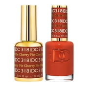 DND DC Gel & Matching Lacquer Polish DUO 318 CHERRY PIE