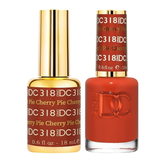 DND DC Gel & Matching Lacquer Polish DUO 318 CHERRY PIE