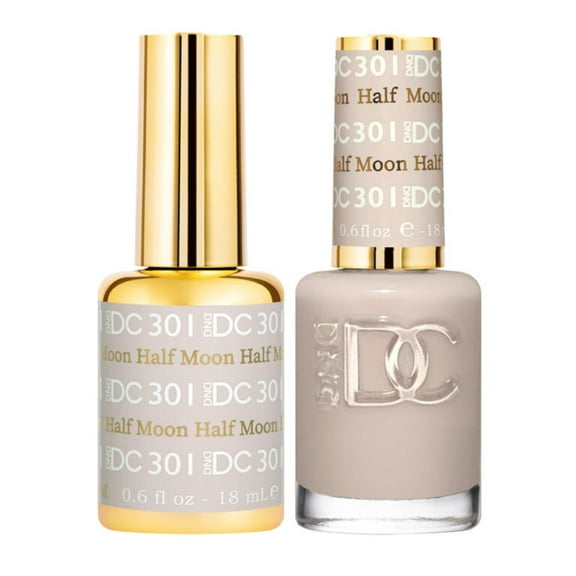DND DC Half Moon Gel Polish #301, DND DC Gel Polish for Nails