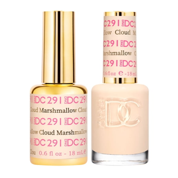 DND DC Match UV Gel + Nail Polish #291 Marshmallow Cloud
