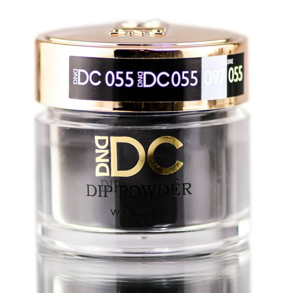 DND DC Neutrals DIP POWDER for Nails, Daisy Dipping - Black Ocean (055)