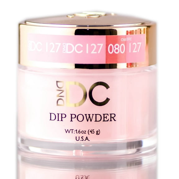 DND DC Pinks DIP POWDER for Nails, Daisy Dipping - Deep Chestnut (127)