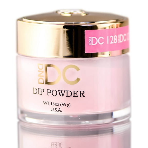 DND DC Pinks DIP POWDER for Nails, Daisy Dipping - Fuzzy Wuzzy (128)
