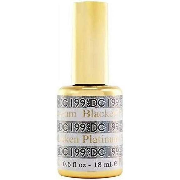 DND DC Platinum Gel Polish  BLACKEN Platinum 199