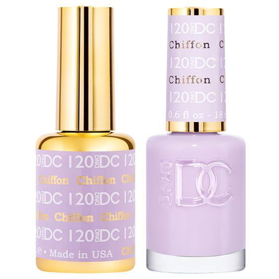 DND DC Pure Gel Polish Set #120 Chiffon, 0.5 fl oz