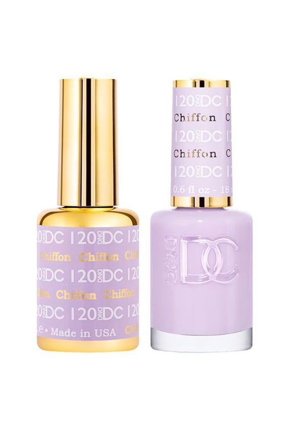DND DC Match UV Gel + Nail Polish #120 Chiffon