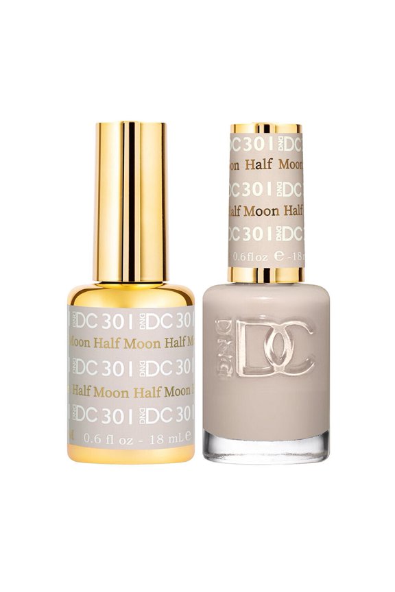 DND DC Pure Gel Polish Set #301 Half Moon, 0.5 fl oz