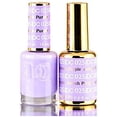 thumbnail image 1 of DND DC Purples GEL POLISH DUO, Gel Lacquer 0.5 oz + Matching Nail Polish Color 0.5 oz, Daisy Nails (with bonus side Glitter) Made in USA (Aztech Purple (025)), 1 of 3