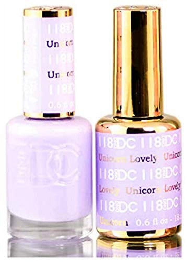DND DC Purples GEL POLISH DUO, Gel Lacquer 0.5 oz + Matching Nail ...