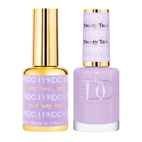 DND DC Duo Gel + Polish - 119 Frosty Taro