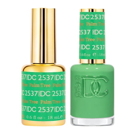 DND DC Soak Off Gel Polish + Matching Nail Polish Duo 2537 Palm Tree