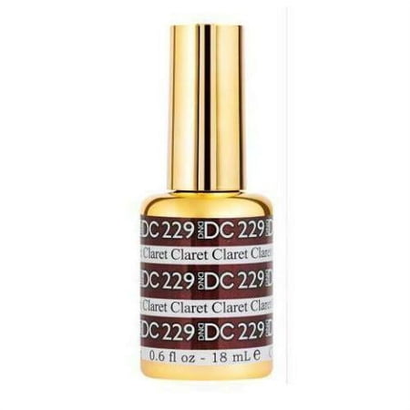 DND - DC UV/LED Soak Off Mermaid Glitters Gel Color - 229 Claret