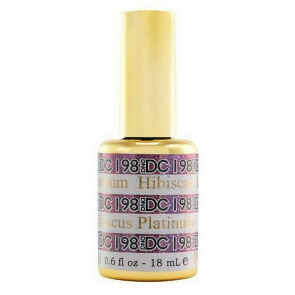 DND - DC UV/LED Soak Off Platinum Gel - 198 Hibiscus