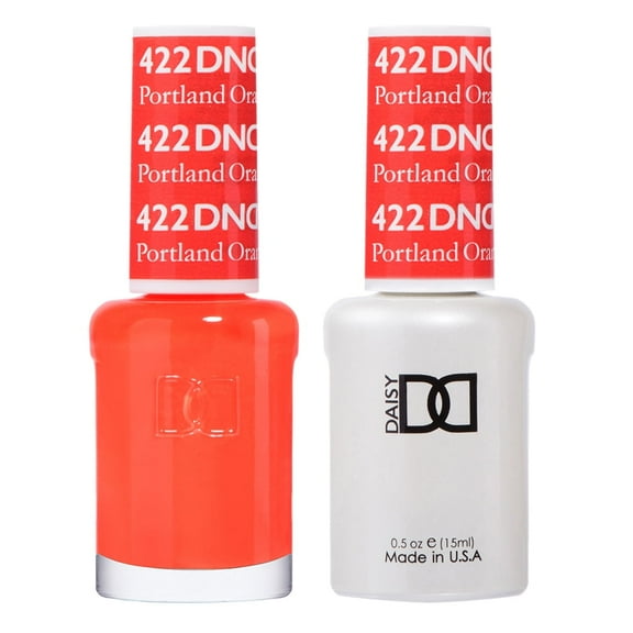 DND Daisy Nail Design - Gel & Lacquer Combo - Portland Orange 422