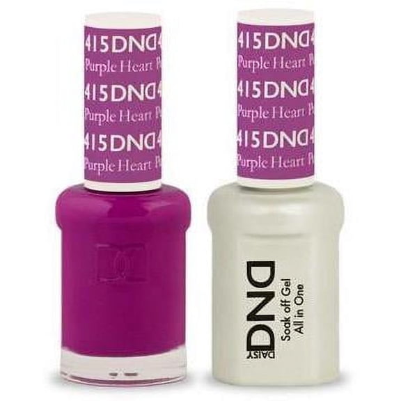 DND Daisy Nail Design - Gel & Lacquer Combo - Purple Heart 415