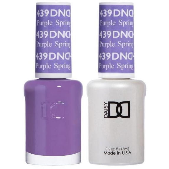 DND Daisy Nail Design - Gel & Lacquer Combo - Purple Spring 439