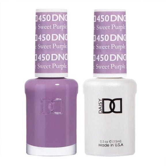 DND Daisy Nail Design - Gel & Lacquer Combo - Sweet Purple 450