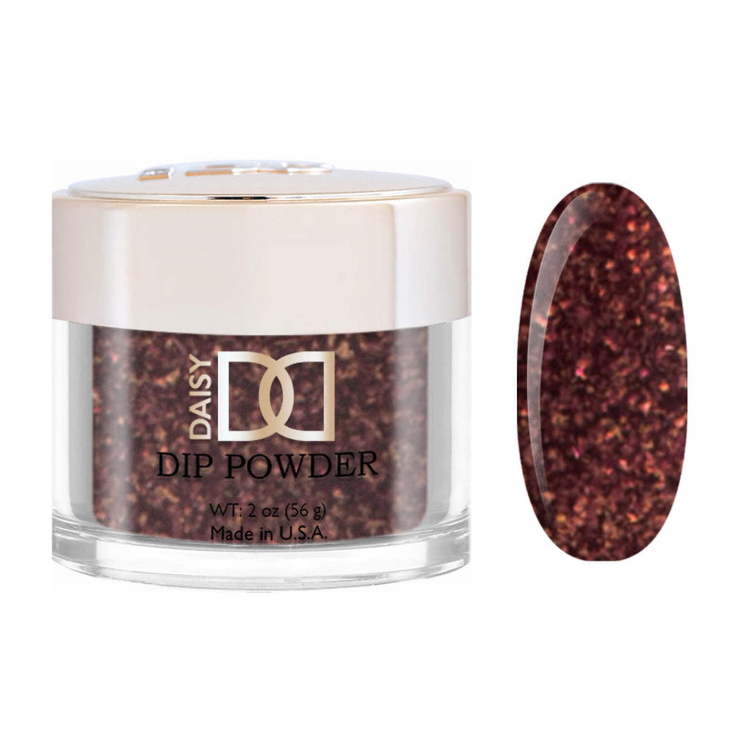 DND Dap Dip Powder Matching Gel & Lacquer 2 oz #697 Sizzlin' Cinnamon