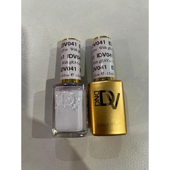 DND Diva Duo Soak off Gel  & Matching nail polish - 041 With grayce