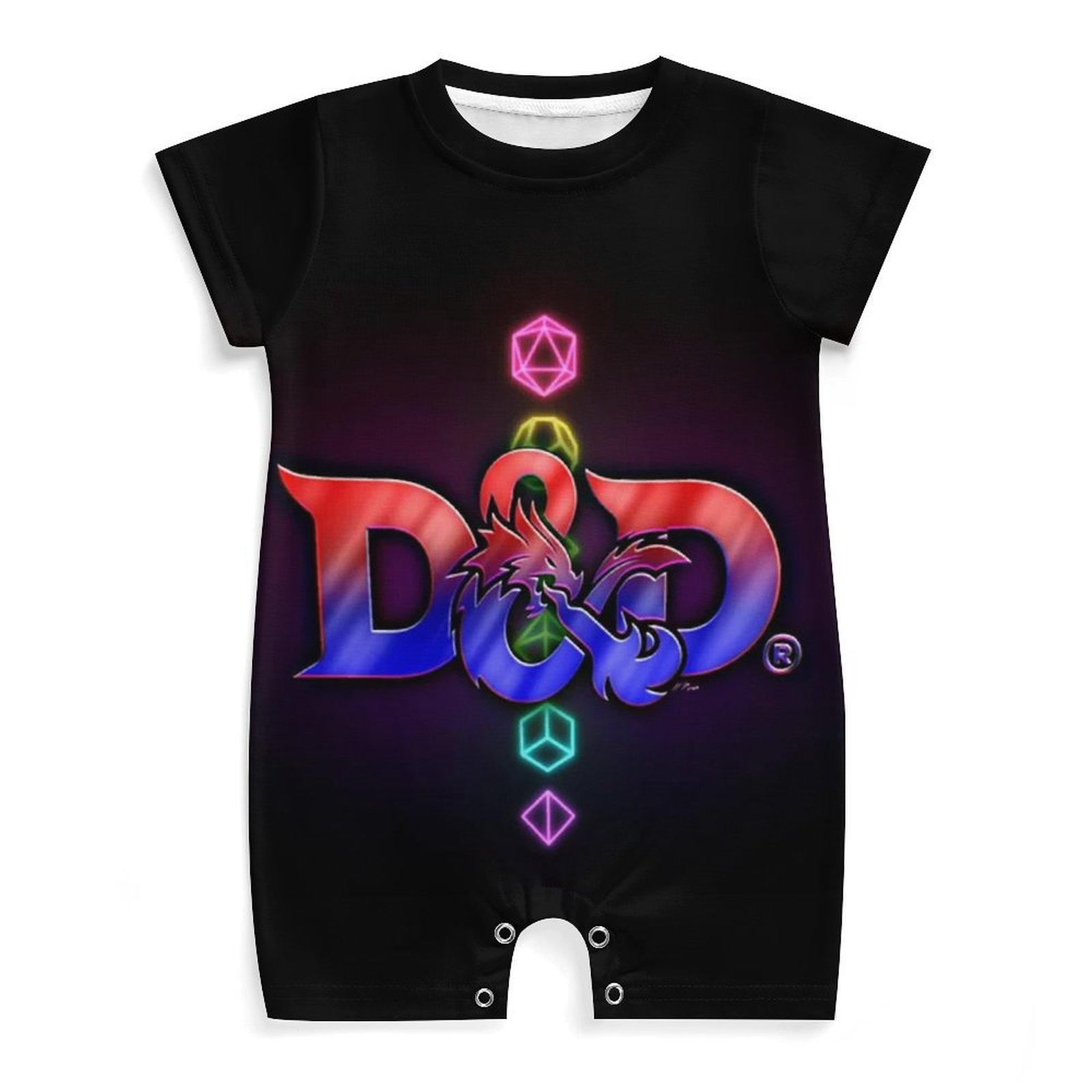 DND Dungeons And Dragons (2) Toddler Baby Boy Girls Clothes Romper ...