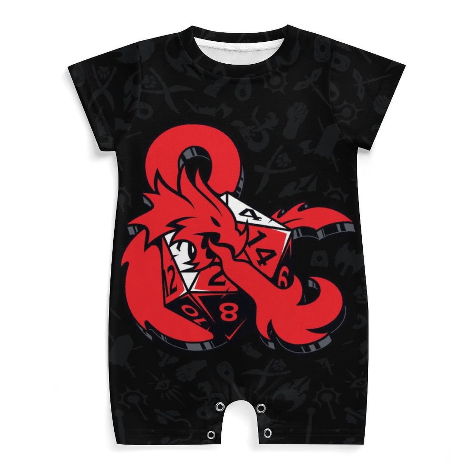 DND Dungeons And Dragons (24) Toddler Baby Boy Girls Clothes Romper ...