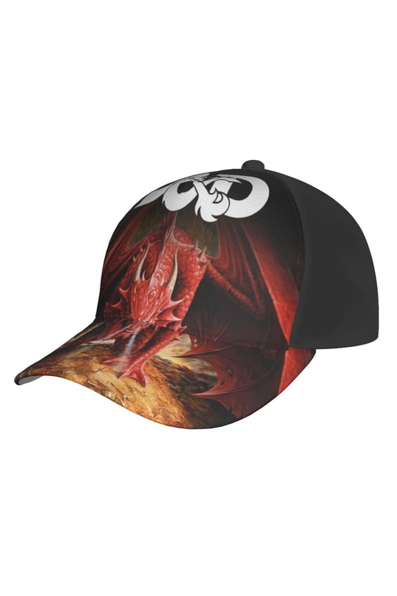 DND Dungeons And Dragons Anime Baseball Cap Hats Adjustable Snapback Caps Cool Dad Hat for Men Women Teens Best Gift