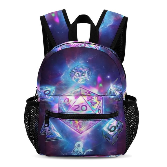 DND Dungeons And Dragons Backpack 13 Inch Bookbag Casual Daypack Travel Backpacks for Work Hiking Camping