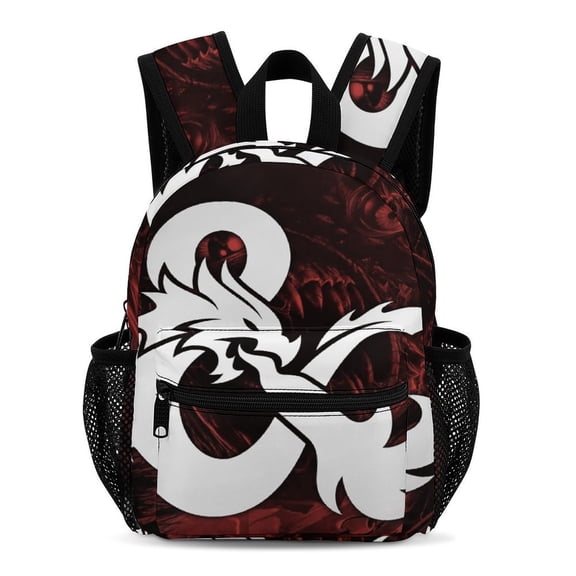 DND Dungeons And Dragons Backpack 13 Inch Bookbag Casual Daypack Travel Backpacks for Work Hiking Camping