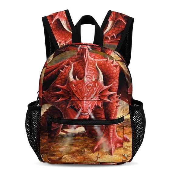 DND Dungeons And Dragons Backpack 13 Inch Bookbag Casual Daypack Travel Backpacks for Work Hiking Camping