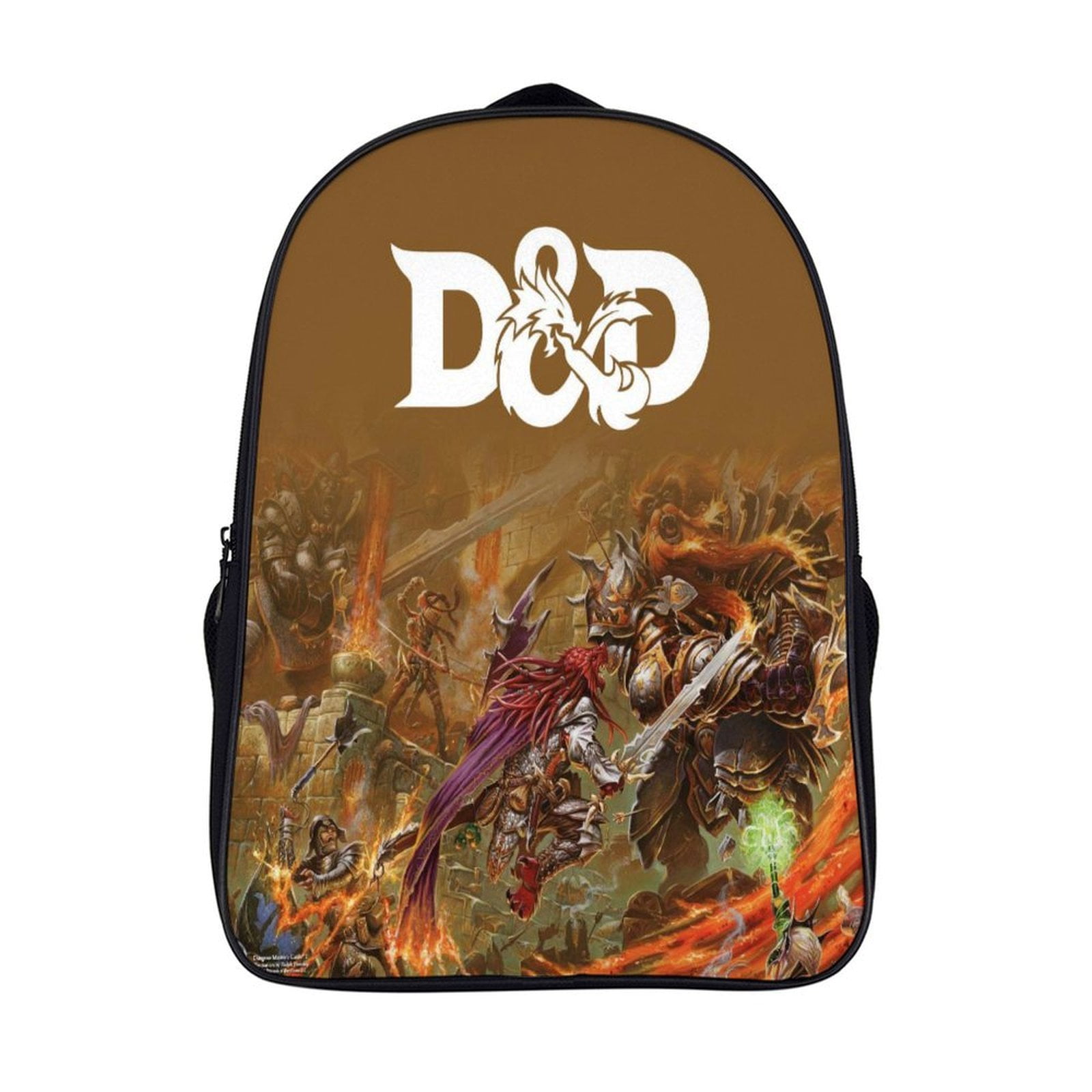DND Dungeons And Dragons Backpack Unisex Bookbag Nylon Game Knapsack ...