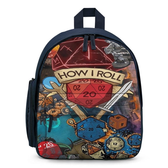 DND Dungeons And Dragons Backpacks Lightweight Bookbags Casual Daypack For Travel Hiking Work