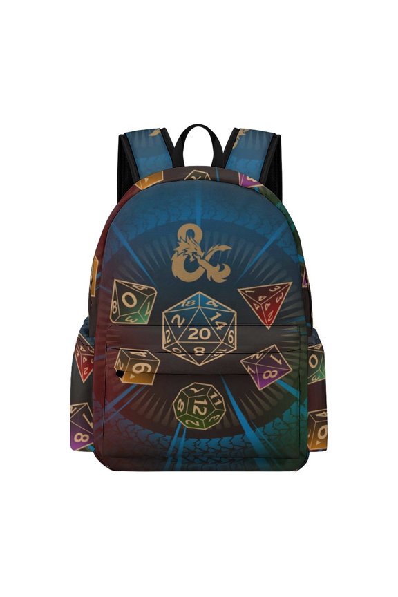 DND Dungeons And Dragons Backpacks Travel Laptop Backpack Lightweight Bookbags Casual Daypack