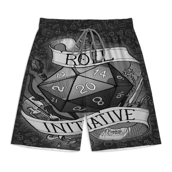 DND Dungeons And Dragons Boy'S Swim Trunks Quick Dry Board Shorts Kids ...