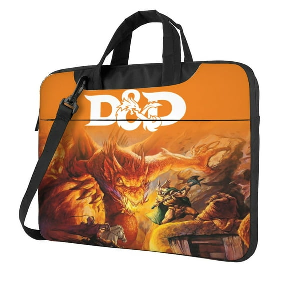 DND Dungeons And Dragons Laptop Shoulder Bag Cartoon Laptop Case Computer Bag