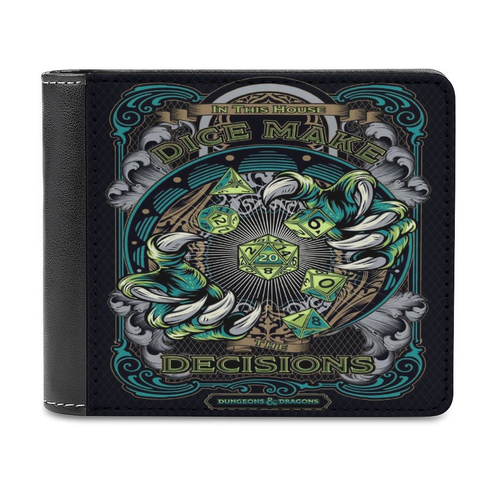 DND Dungeons And Dragons Wallet, Anime Leather Wallet Mens Wallets ...