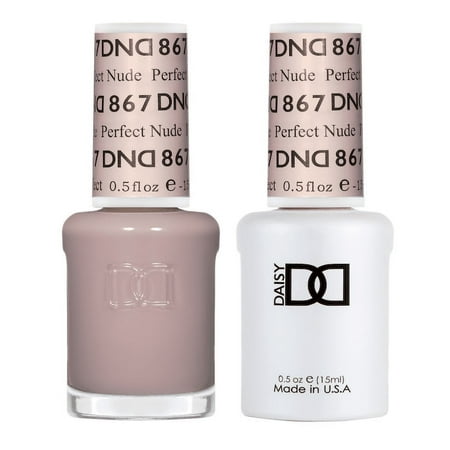 DND Duo Set - 1 each of Gel Polish and Nail Polish, Perfect Nude 867, 0.5 Fl Oz