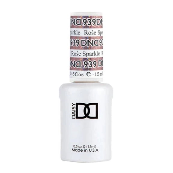 DND GEL Polish 939 Rose Sparkle 0.5oz
