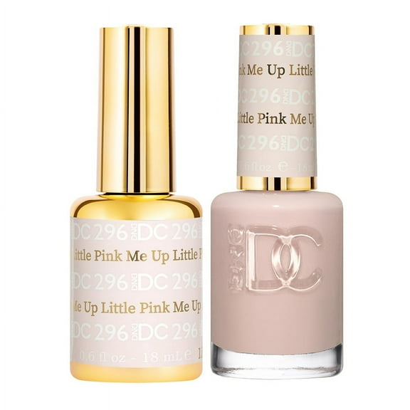 DND Gel Daisy Nail Designs - Little Pink Me Up DC 296 Gel and matching nail polish