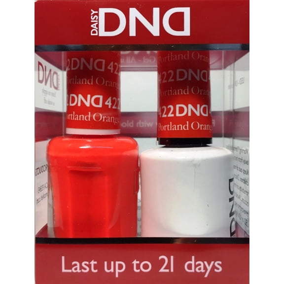 DND Duo Soak off Gel & Matching nail polish - #422 PORTLAND ORANGE