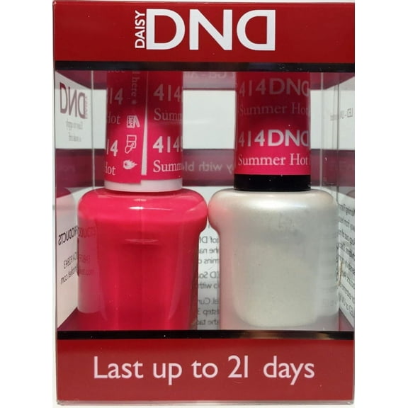 DND - Gel  Lacquer - Summer Hot Pink - #414